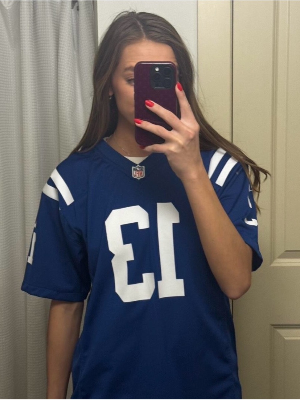 Nike Youth Blue Football Jersey Indianapolis Colts